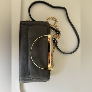 Marshalls Black and Gold Clutch